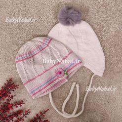 كلاه بافت پوم دار كد 4592