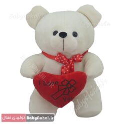عروسک خرس و قلب 20سانتی Love کد 5107