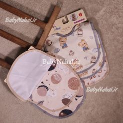 پيش بند مخمل 3 عددي آراز بيبي كد 5433
