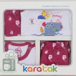 5 تيكه چاپي طرح قايق (AG) كد6519