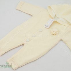 313 سرهمي بافت كلاهدار طرح گل سايز 1,2 كد 6702