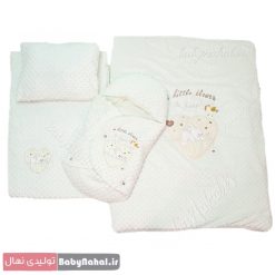 سرویس خواب مخمل ۴ تیکه خرگوش و قلب (AQ) کد ۶۷۲۹