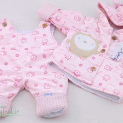 302 كاپشن و شلوار چاپي طرح QX baby سايز 1و2 كد 6866