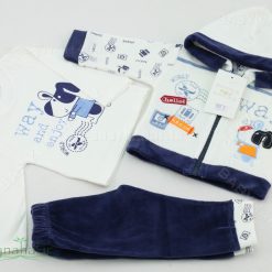 5101 سه تيكه مخمل Way سايز 1و2 كد 6790