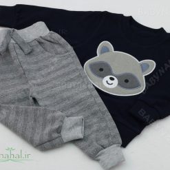 11070 بلوز و شلوار گلدوزي روباه سايز 1و2 (AK) كد 6802