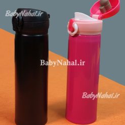 فلاکس استیل 500ML قفل دار ساده (BR) کد 7161