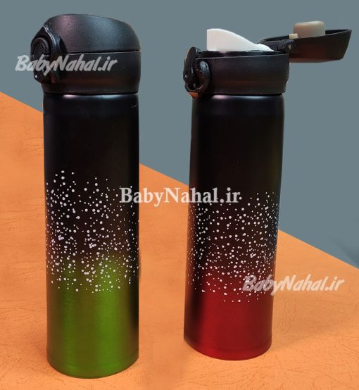 فلاکس استیل 500ML قفل دار ساده (BR) کد 7161