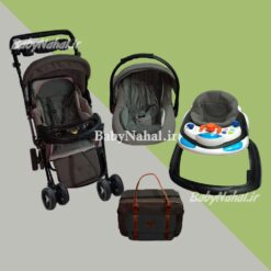 ست چهار تيكه كالسكه راه راه intex كد 7875