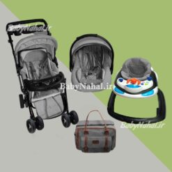 ست چهار تيكه كالسكه راه راه intex كد 7875