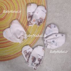 دستكش نوزادي چاپي كد 8894