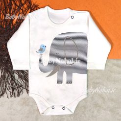 سرویس باز پنبه چاپی راه راه فیل کد 10386