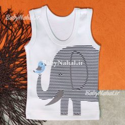 سرویس باز پنبه چاپی راه راه فیل کد 10386