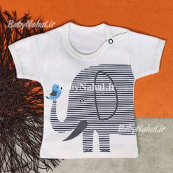 سرویس باز پنبه چاپی راه راه فیل کد 10386