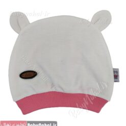 15159 كلاه نخي شيري گوشدار سايز 2و1 (AK) كد 10869