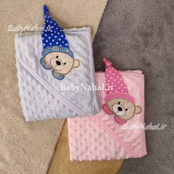 پتو دو رو مخمل خرسی کد 10936