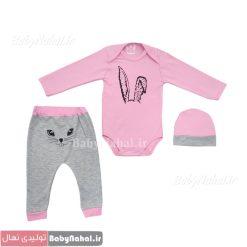 بلوز و شلوار كلاهدار طرح خرگوش كيوت (AN) كد 11935