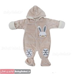 702كاپشن سرهمي جورابدار طرح Rabbit كد 12137