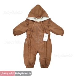 5219كاپشن سرهمي دخترانه گل و پروانه سايز 3/4 كد 12152