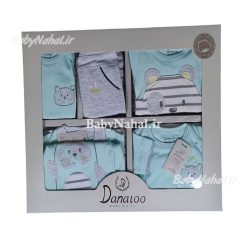 19 تيكه پنبه گلدوزي خرس hello Danaloo كد 12448