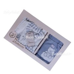 5 تيكه پنبه گلدوزي خرس و ابر Danaloo كد 12468