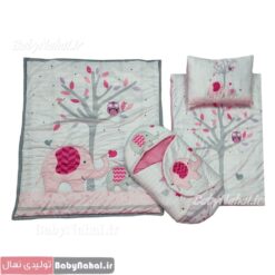 سرويس خواب مخمل چاپي mommy فيل كد 12422