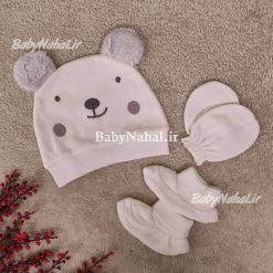 ست كلاه و دستكش و پاپوش M&P كد 12652