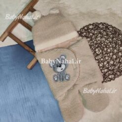 قنداق خز دار پا دار گلدوزي كد 13409