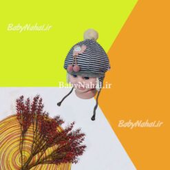 15344كلاه راه راه گلدوزي خرس (AK) كد 13404