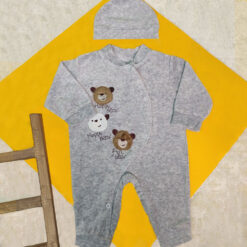 201سرهمي مخمل باكلاه سه خرس كد 13445