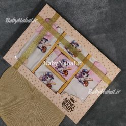 19 تيكه چاپي minel (صورتي) 14028