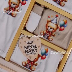 19 تيكه چاپي minel (کرم) 14030