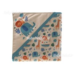 پتو كلاهدار مخمل مينيمال كد 14067