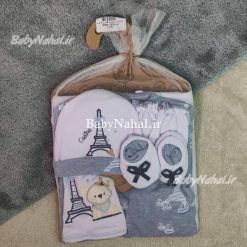 ست بيمارستاني پنبه گلدوزي موش و ايفل (AD) كد 14220