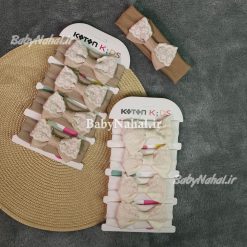 هدبند كشي گيپور طرح گل (BP) كد 14298