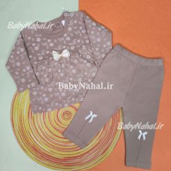 بلوز و شلوار پنبه 1-3 طرح گل كد 14477