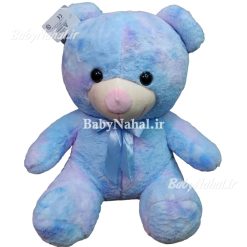 عروسك خرس نشسته آبرنگي 50 سانتي كد 14446