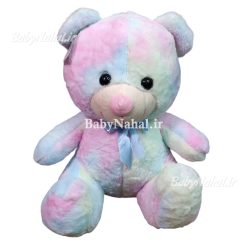 عروسك خرس نشسته آبرنگي 50 سانتي كد 14446