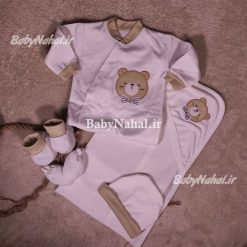 ست بيمارستاني گلدوزي خرس چشم بسته ARAZ كد 14561