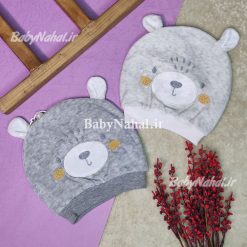 كلاه مخمل خرس لپ طلايي كد 14499