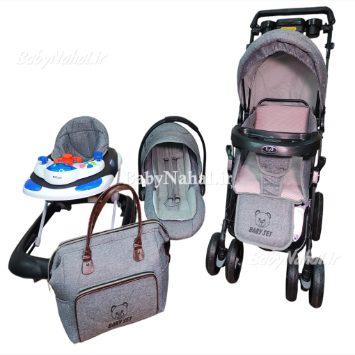 ست 4 تيكه كالسكه Baby set كد 14567