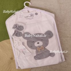 سرويس حوله 6 تيكه گلدوزي Lovi baby كد 14760