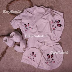 ست بيمارستاني پنبه خرگوش گل دار Araz كد 14912