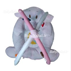 تشك بازي عروسكي فيل مخمل كد 15019