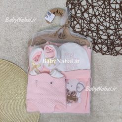 ست بيمارستاني گلدوزي فيل پيشبندي كد 15075