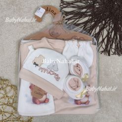 ست بيمارستاني چاپي خرس بيبي و بستني كد 15077