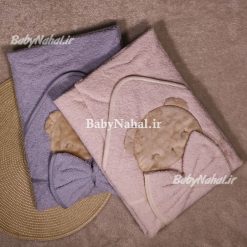 حوله 2 تيكه گلدوزي سايز 75 (AF) كد 6303