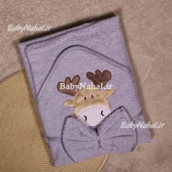 حوله 2 تيكه گلدوزي سايز 75 (AF) كد 6303