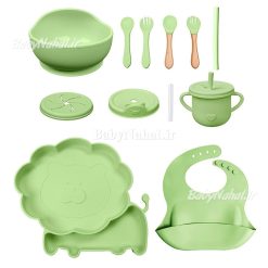 ست سيليكوني 10 تيكه طرح شير كد 15229