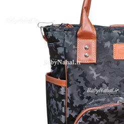 ساک لوازم ارتشي كوله اي چرم كد 5604