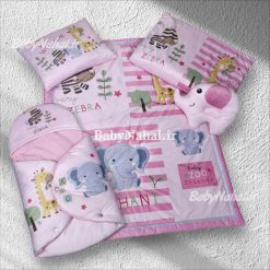 506 سرويس خواب مخمل فيل و حروف كد 15242